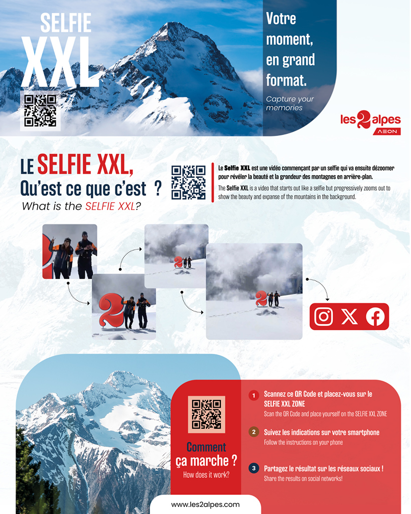 Qu'est-ce qu'un selfie XXL ? | Les 2 Alpes